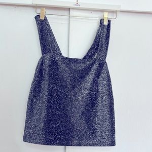 Woman sparkle crop top size medium by Rowa +A by Nordstrom nwt